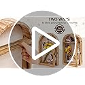 DGWJSU Shadow Box Frame 10x16 Large Shadow Boxes Display Cases with Linen Back and Removable Shelves, Picture Frame Weddin...