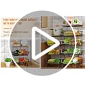 Gsiekare Fruit Vegetable Basket for Kitchen, 5 Tier Stackable Fruit Vegetable Storage Baskets with Wheels, Metal Wire Stor...