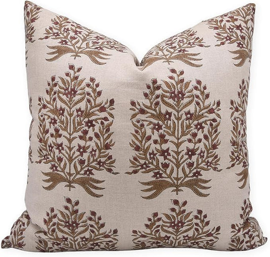 Fabritual Handmade Pure Linen Fabric 14x36 Inch Throw Pillowcase Cushion Cover Decorative for Sofa, Couch, Bedroom, Living...