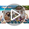 Extra Large Picnic Blanket Waterproof,80"x 80"Foldable Machine Washable Beach Blankets,Outdoor Blanket for 6-8 Adults,Picn...