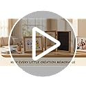 HOLOCOZO Kids Artwork Frame 8.5x11 with Stand for Tabletop or Wall, A3 Large Magnetic Front Opening Picture Frame for Chil...