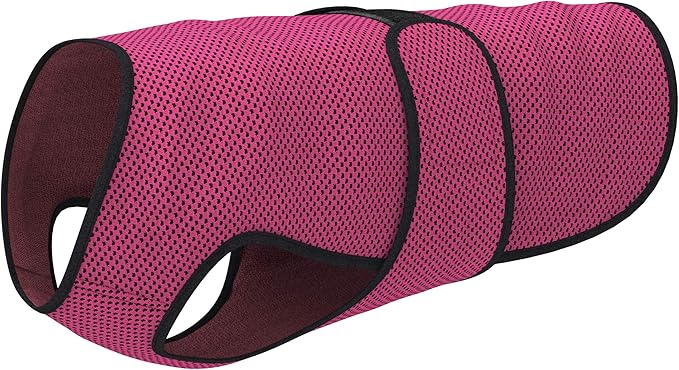 DOGZSTUFF Dog Cooling Vest – Lightweight Evaporative Shirt with UV Protection for Small, Medium, and Large Dogs – Breathab...