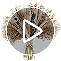 xin's convey 126pcs Dried Pampas Grass Decorations, Dried Flowers Bouquet, Reed Grass Bouquet for Boho Floral Wedding, Bed...