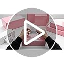 DERZIFUN 7"x5"x2" Glossy Pink Shipping Boxes, 50 Pack Corrugated Cardboard Mailing Boxes for Small Business Packaging, Shi...