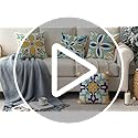 coclothy Outdoor Pillow Covers - 4 Pack Outdoor Pillow Covers 18x18 Waterproof PillowCovers for Patio Furniture Decorative...