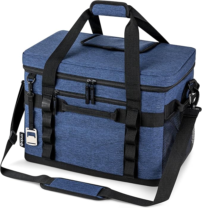 OPUX Collapsible Soft Cooler Bag, 48/60 Can Large Insulated Cooler, Leakproof Soft Sided Cooler with Shoulder Strap & Bott...