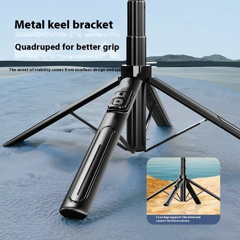 K27 Selfie Stick Mobile Phone Universal Bluetooth Quadripod Shelf