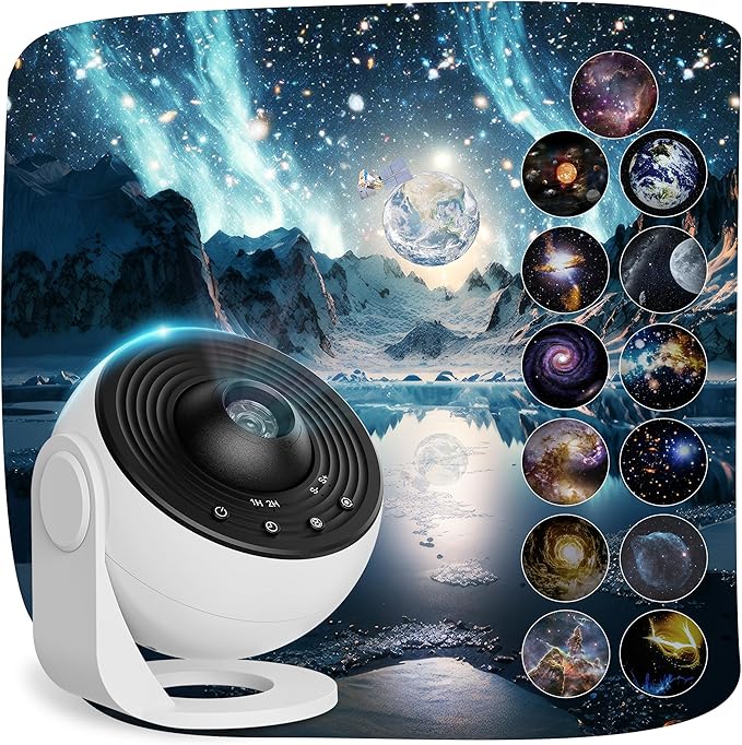 Planetarium Projector Pro for Bedroom, 13 in 1 Star Projector Galaxy Light, Ceiling Night Light Milky Way Mood Lighting wi...
