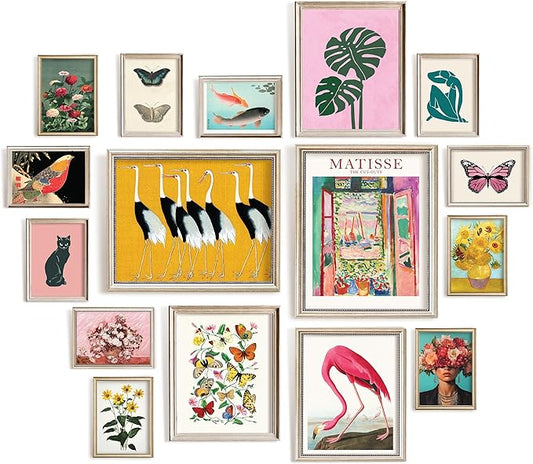 97 Decor LARGE11x14 Eclectic Wall Art Prints - Large Maximalist Wall Decor, Colorful Home Decor Funky Prints For Wall Deco...
