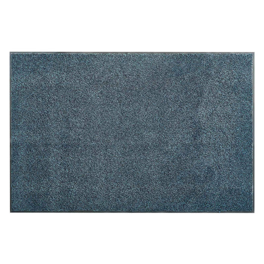 Front Door Mat, 1829 X 1219 Mm Commercial Floor Mat For Indoor And Outdoor, Industrial Entrance Carpet With PVC Backing, Heavy Duty Washable Entry Rug For Hallway, Balcony, Garage, Slate Blue