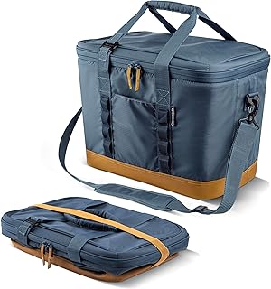 CleverMade Collapsible Insulated Cooler Bag – Leakproof Soft Cooler for Beach, Travel, Car – Bottle Opener