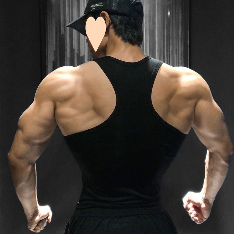 Ice Silk Large Size Men's Vest Summer Inner Wear Sleeveless Fitness
