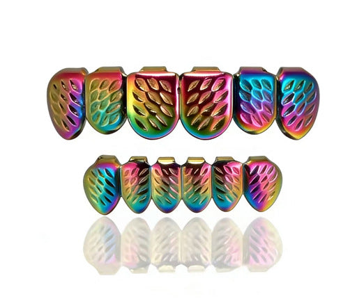 Color-Gradient Gold-Plated Hip-Hop Unisex Fashion Tooth Guard