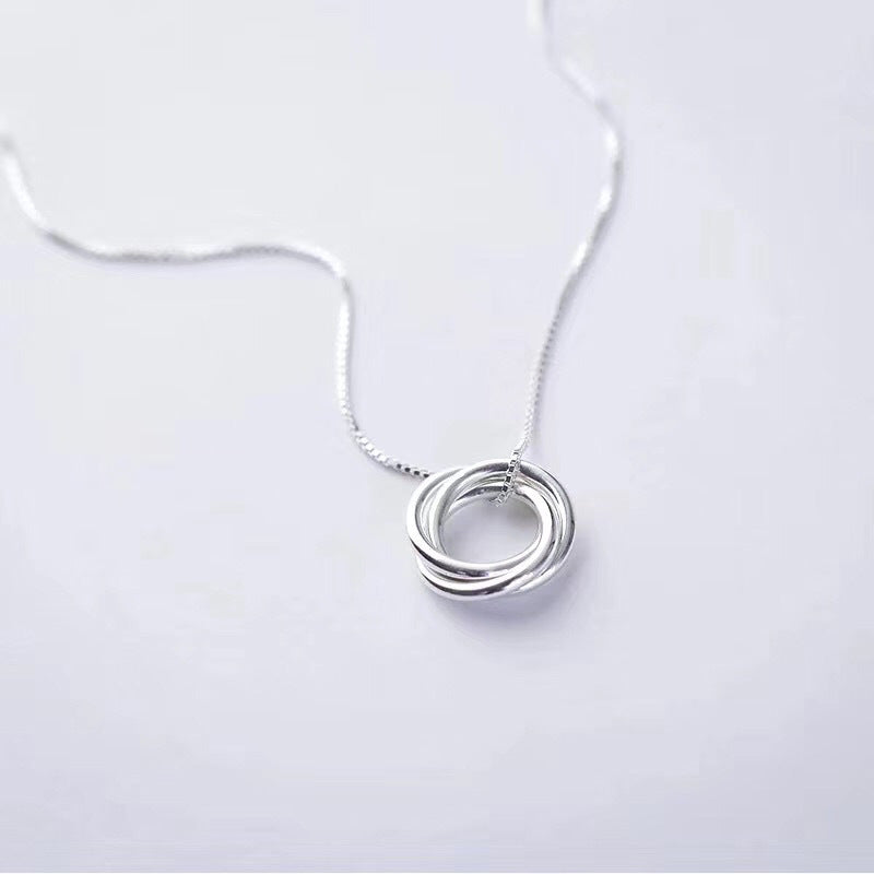 Women's Ring Necklace Korean Style Fashion Box
