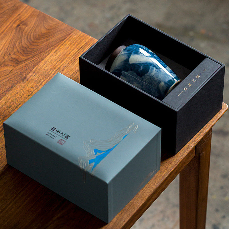 Ceramic Tea Canister Empty Can Gift Box