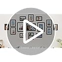 Vittanly 15 Pack Picture Frames Collage Wall Decor for Mounting or Tabletop Display, Gallery Frame Set for Family, Multi S...