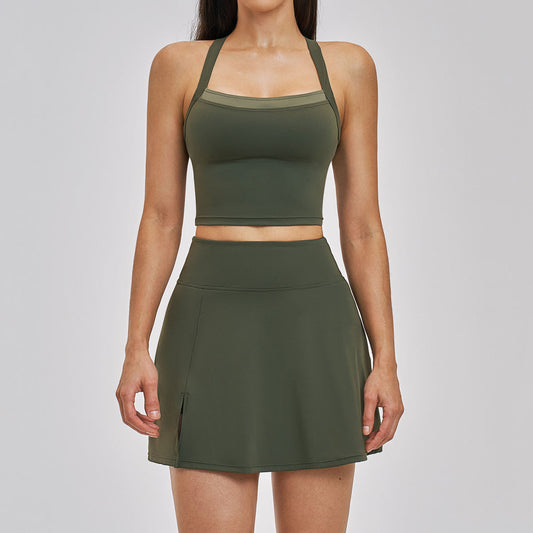 Yoga Set Quick-Drying Sports Skirt Set