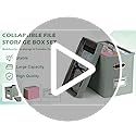 DOSTATNI School Years Organizer Kit K-12 School Years Memory Keeper with 15 Hanging File Folders Plastic 4 different Label...
