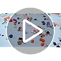 12 Pack Clear Plastic Beads Storage Containers Box with Hinged Lid for Beads and More (5.2 x 3.03 x 1.18 Inch)