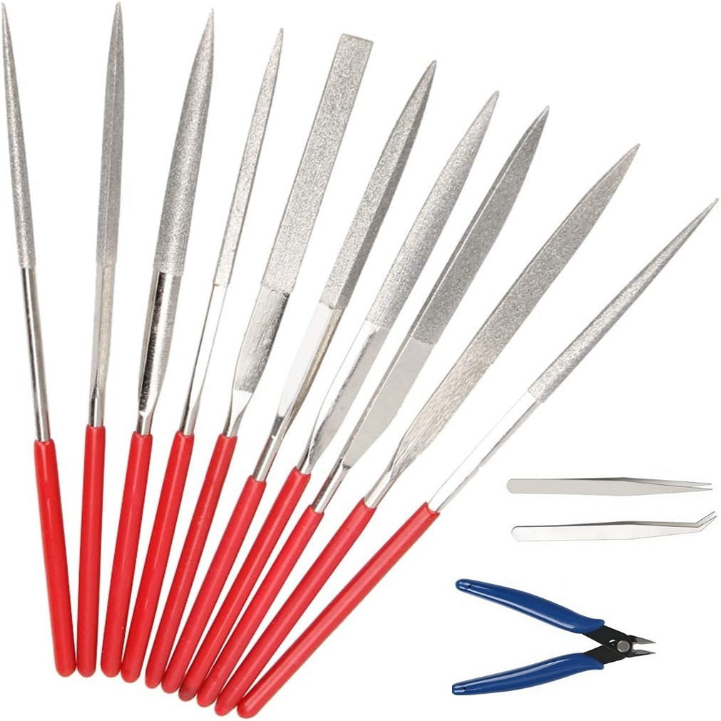 4-Piece Precision Tool Set For Finishing Various Materials – Hand Tools