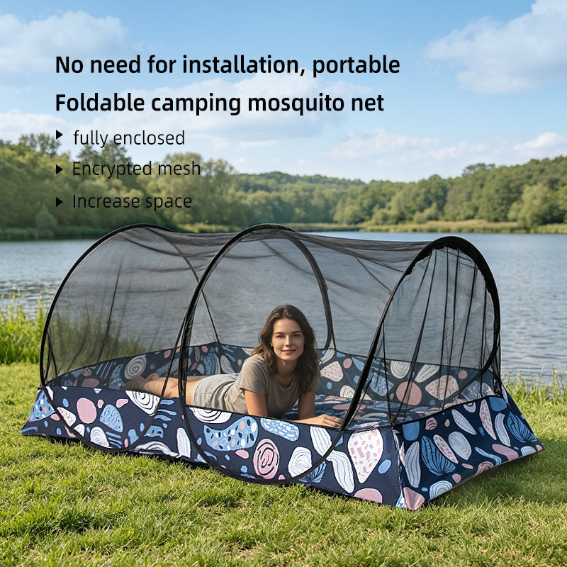Instant Set Up Camo Mosquito Net Tent Portable Foldable Anti-Mosquito Bed Canopy For Outdoor Camping, Hiking,Travel, Hotel, Office