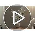 Ammyoo 4Pcs Cherry Blossom Branches Artificial Flowers for Spring Summer Indoor Decoration,Faux Long Stem Artificial Flowe...