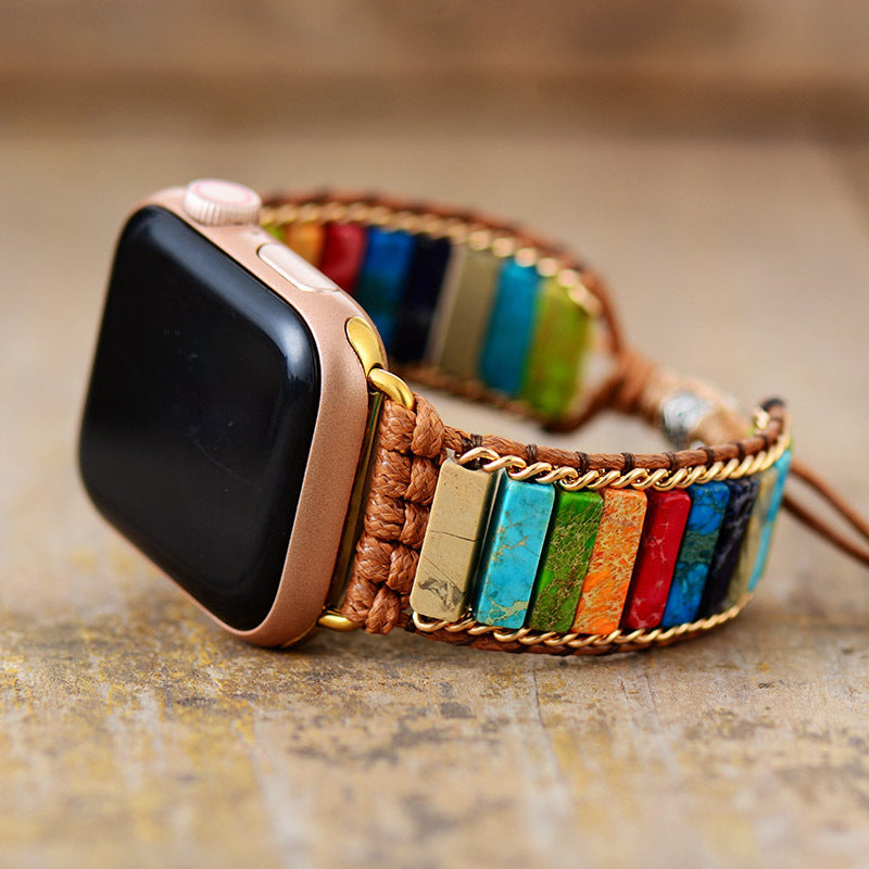 Imperial Stone Hand-Woven Smart Watch Strap