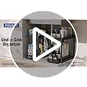 POUGNY 2 Pack Pull-Out Storage Organizers, Under Sink Organizer and Storage for Bathroom & Kitchen,Multi-Purpose Under Cab...