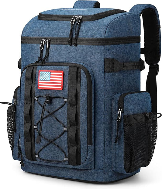 Maelstrom Backpack Cooler,Soft Lightweight Leakproof Cooler Backpack,Men Women 35/50 Can Insulated Cooler Bag,Keeps Hot/Co...
