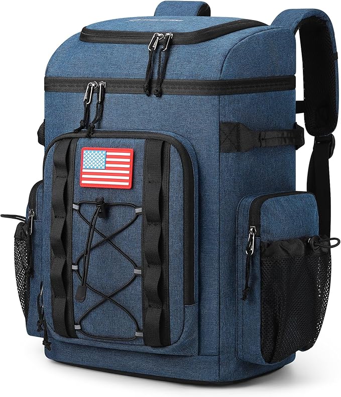 Maelstrom Backpack Cooler,Soft Lightweight Leakproof Cooler Backpack,Men Women 35/50 Can Insulated Cooler Bag,Keeps Hot/Co...