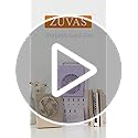 Zuvas Desk Fan Battery Operated Fan Rechargeable 180°Tilt Folding Personal Fan Ultra Quiet Small Portable 3 Speed Adjustab...