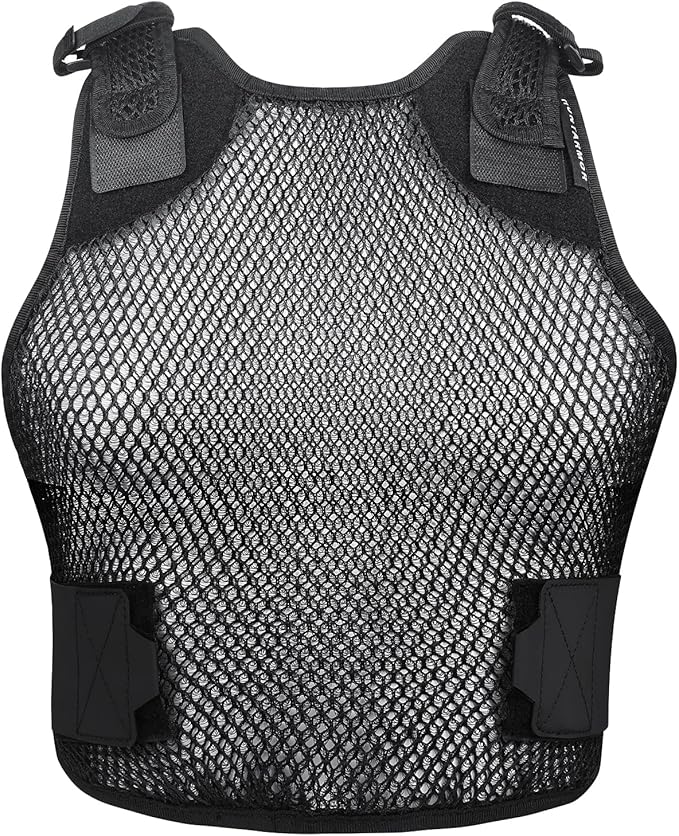 HUNTARMOR Adjustable Lightweight Ventilation Vest: Helps Increase Air Flow Under Tactical Gear Comfort (Large)