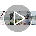 Portable Camping Fan with LED Lantern, 24HRS Running 8inch Rechargeable Tent Fan, Powerful 3-Speed 180° Rotate with Hook, ...