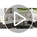 Bonhause Spring Floral Throw Pillow Covers 18x18 Set of 4 Garden Flower Butterfly Outdoor Decorative Pillows Case Polyeste...