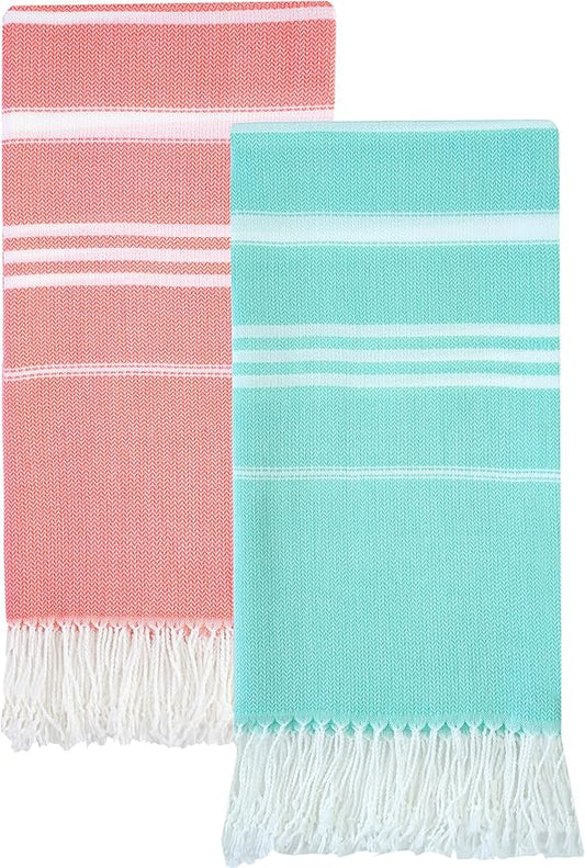 Antfuny 2 Packs Turkish Beach Towels Quick Dry Sand Free Oversized Bath Pool Swim Towel Extra Large XL Big Blanket Adult T...