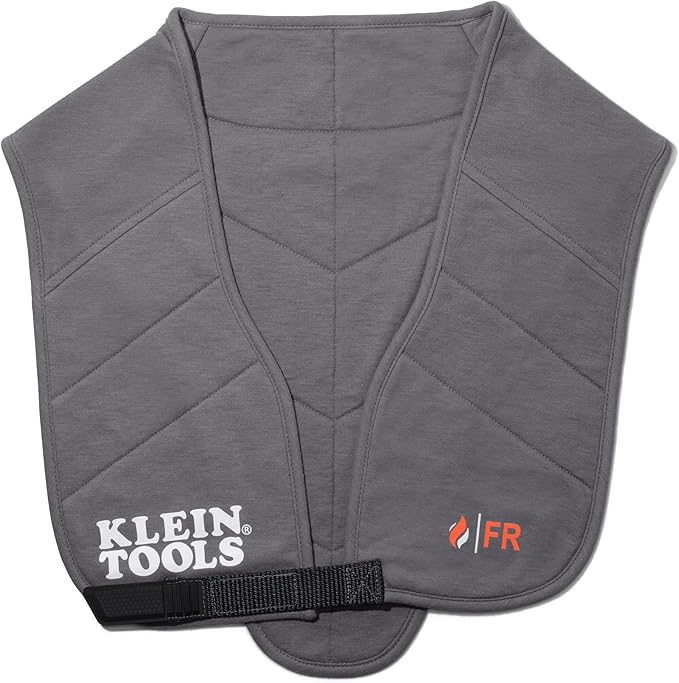 Klein Tools FRCLVST2 Flame-Resistant Cooling Vest, 90-Minute Active Cooling When Wet, Cat 2 Arc Flash, Soft Fabric with Ad...