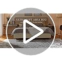 KNZE Super Soft Area Rugs for Living Room 5x7 Black, Fluffy Furry Shaggy Fuzzy Area Rug, Upgrade Anti-Skid Rectangular, Hi...