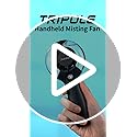 TriPole Misting Fan Portable Handheld Fan with Mist, 4000mAh Rechargeable Personal Mister Fans with 40ml Water Tank, High-...