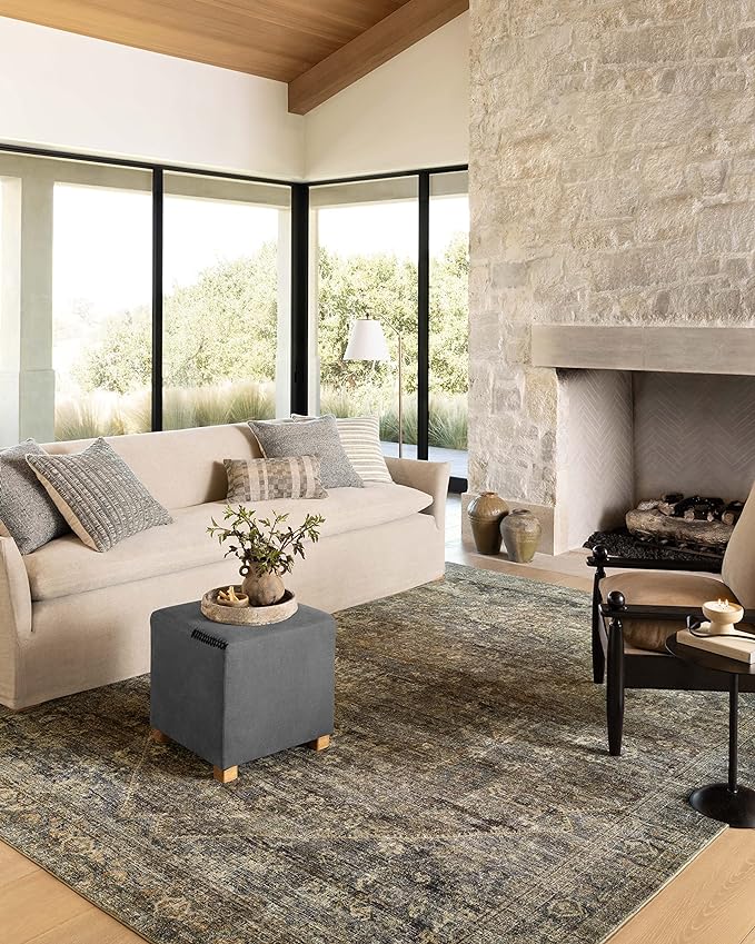 Loloi Amber Lewis Morgan Collection MOG-05 Spice/Lagoon 2'-3" x 11'-6" 38" Thick Runner Rug feat. CloudPile, Neutral, Room...