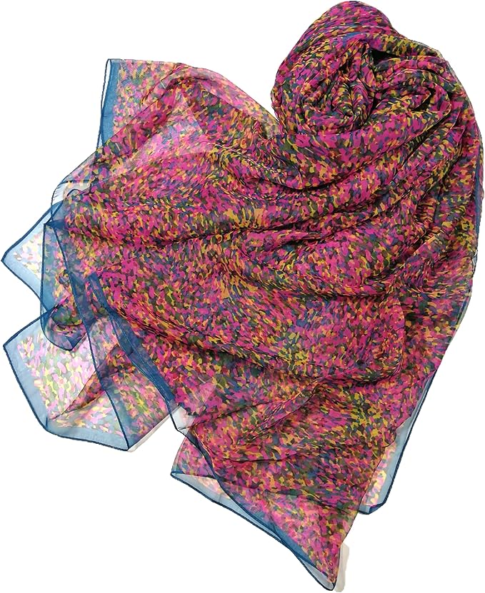 Shanlin Super Large Silk Feel Floral Scarves for Women in Gift Box