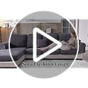 BT.WA Sectional Couch Covers for Sofa Cushion L Shaped Couch Cover Washable Soft Couch Cushion Covers Stretch Sofa Slipcov...