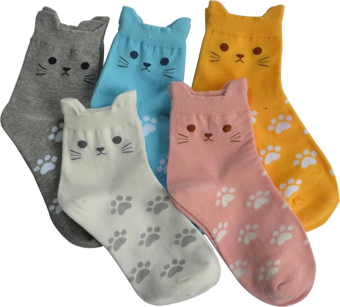 Jeasona Women's Cute Animal Socks Gifts for Women Wife Mom Girlfriend Daughter