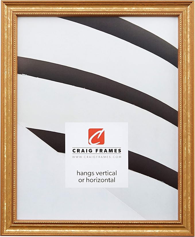 Craig Frames 12x18 Ornate Gold Picture Frame, 0.75" Wide, Decorative Photo Frame