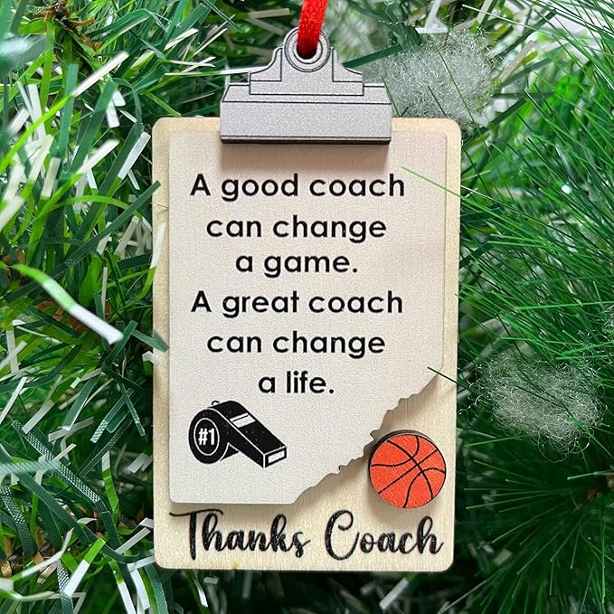 Basketball Coach Thanks Clipboard Sports Collection Coach's Whistle Soccor, Football, Baseball, Basketball, Volleyball Coa...