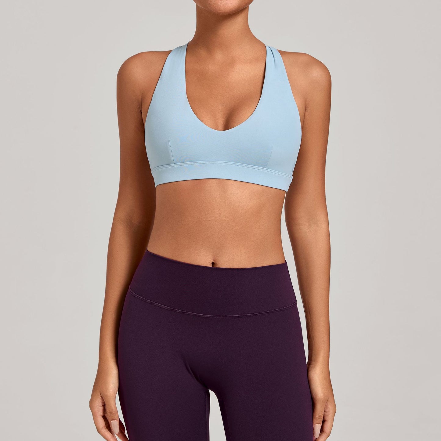 Cleavage-boosting Halter-neck Yoga Bra Fitness Top