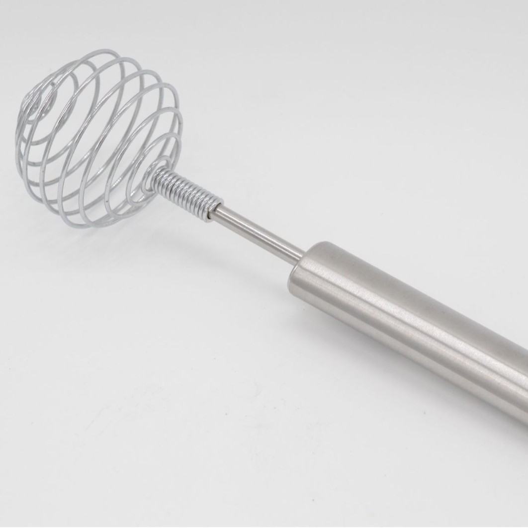 Wooden-handled Kitchen Utensil Egg Beater Manual