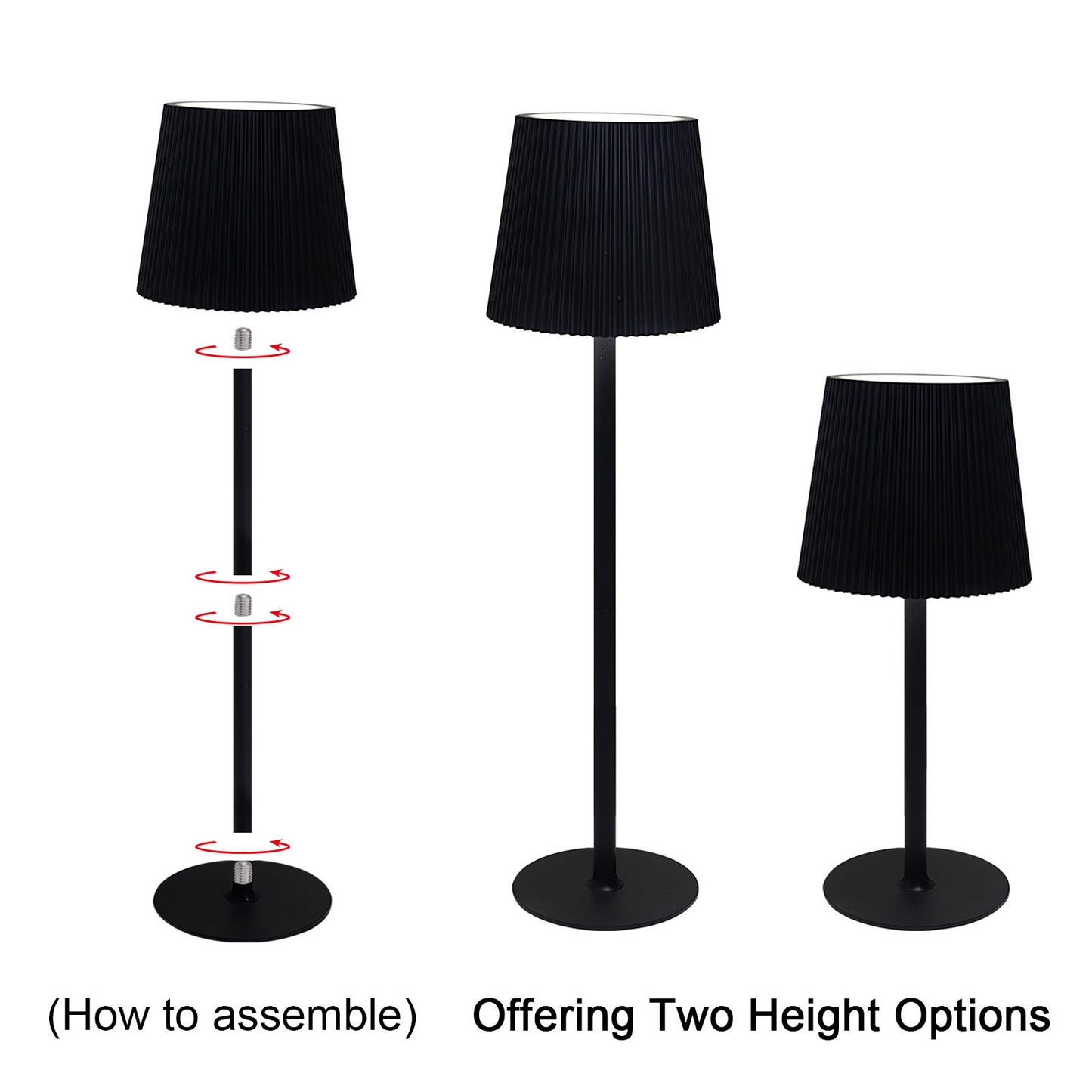 Wireless Charging Desk Lamp KTVcocktail Bar Table Lamp Portable Night Light