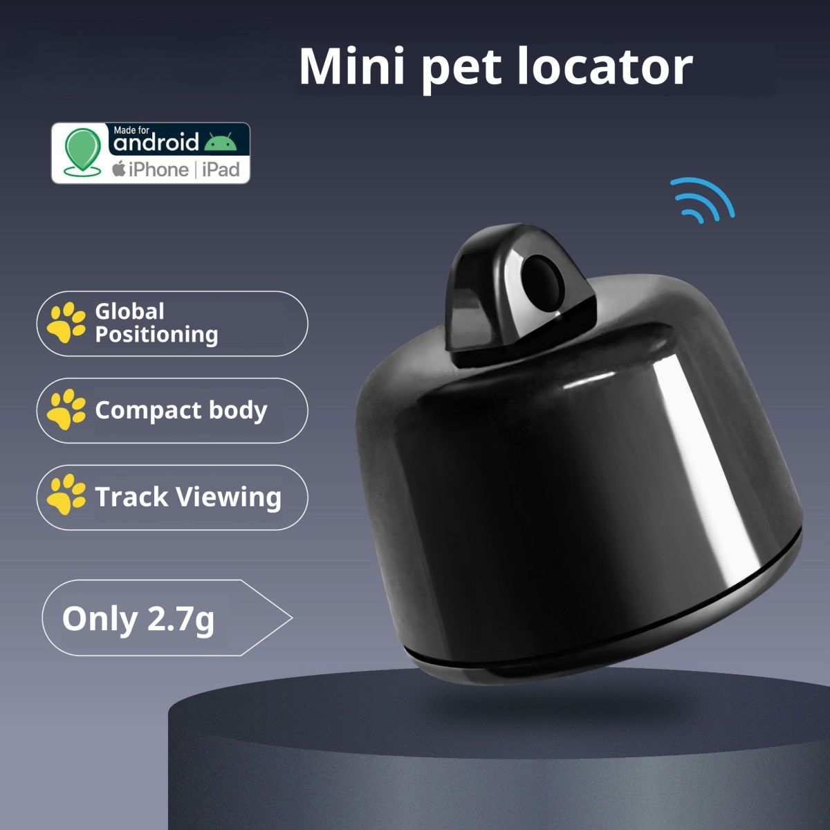 Smart Mini Pet Immunity Lost Waterproof Locator