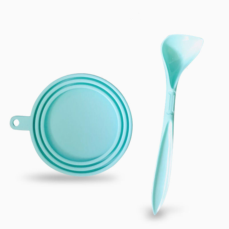 Silicone Lid, Sealing Lid, Fresh-keeping Lid, Dog And Cat Feeding Spoon Seal