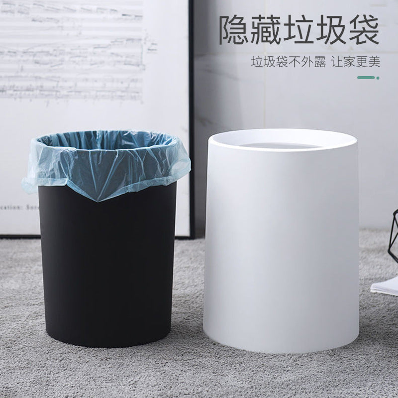 Simple Bathroom Toilet And Kitchen Open-Top Narrow Space Trash Can